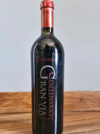 Vino Tagonius edición especial Centenario Gran Vía