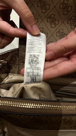 Bolso Guess Beige y Marrón