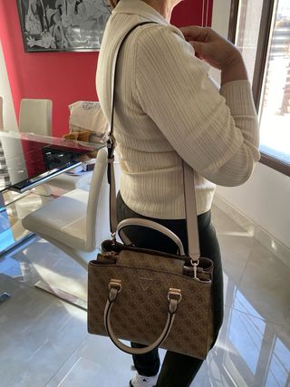 Bolso Guess Beige y Marrón