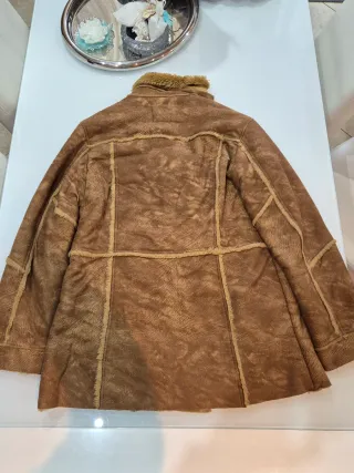 Giacca uomo marrone stile montone