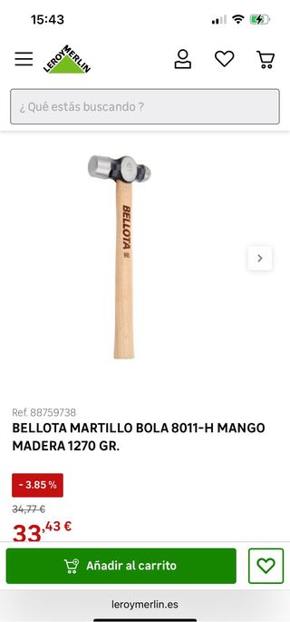 Martillo de bola Bellota 8011-H