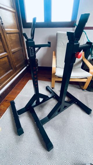 Soportes para barra de pesas gimnasio