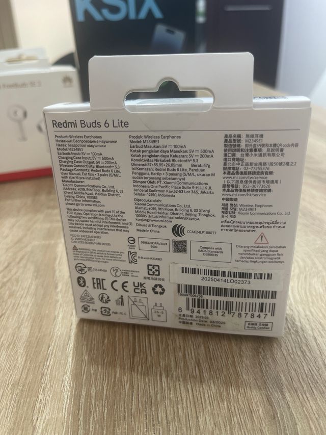 Xiaomi Redmi Buds 6 Lite Bianchi