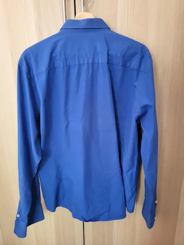 Camisa DANIEL A. azul eléctrico Talla XL