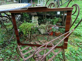 Espejo de pared vintage madera