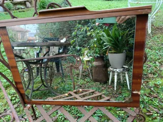 Espejo de pared vintage madera