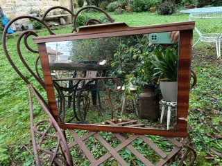 Espejo de pared vintage madera