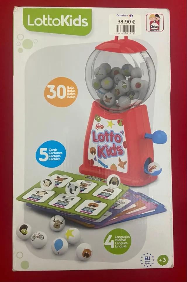 Bingo infantil Lottokids educativo