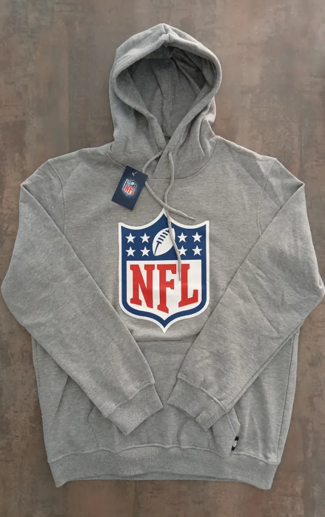 Sudadera NFL Logo Gris