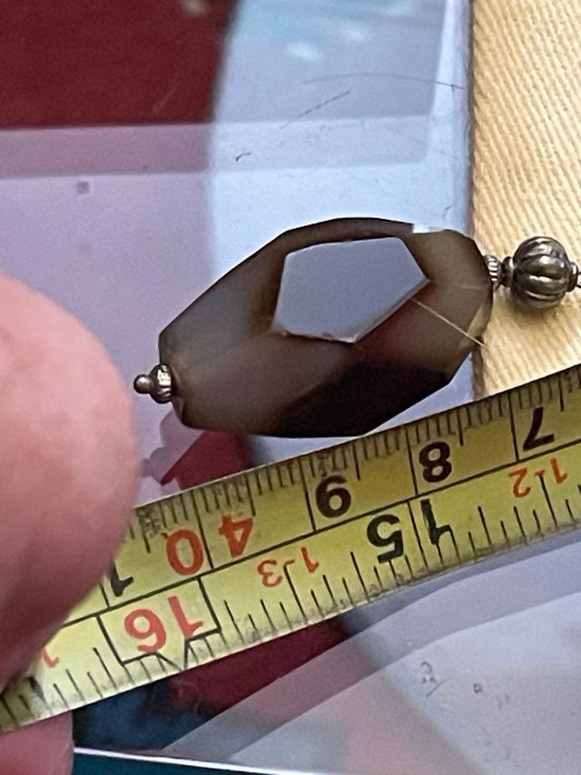 Collana Argento 925 Quarzo Fumé