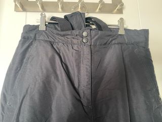 Pantalón de esquí con tirantes, color negro