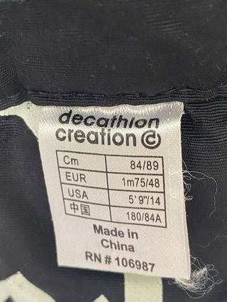 Pantalón de esquí con tirantes, color negro