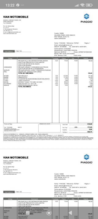 Piaggio MP3 125cc