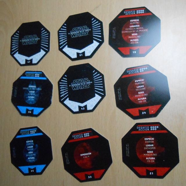 Collezione di Tazos di Star Wars