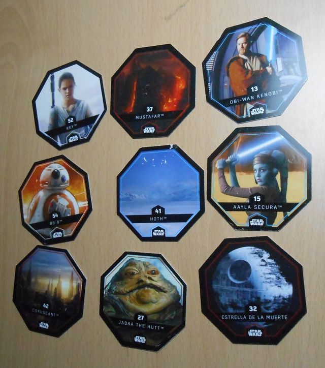 Collezione di Tazos di Star Wars