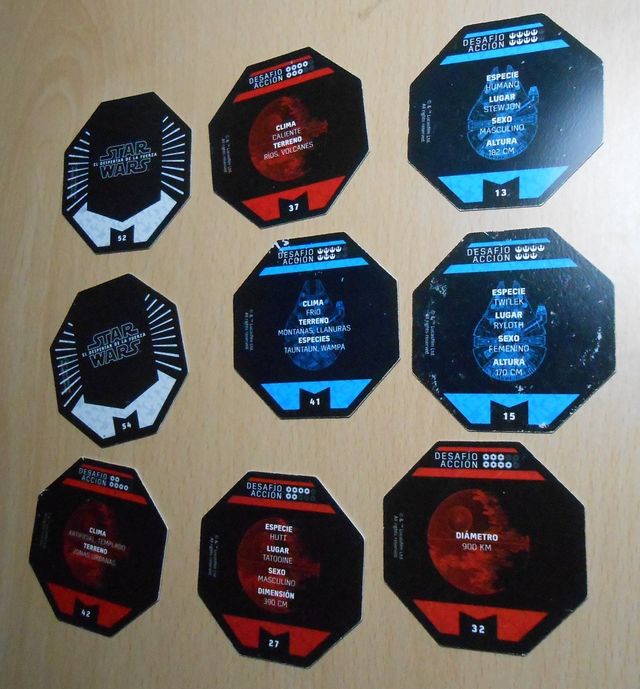 Collezione di Tazos di Star Wars