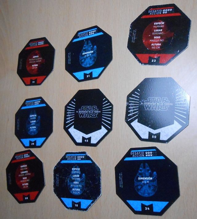 Collezione di Tazos di Star Wars