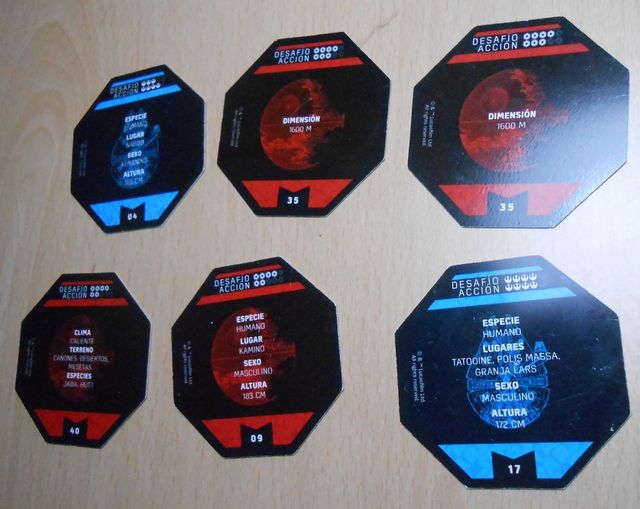 Collezione di Tazos di Star Wars