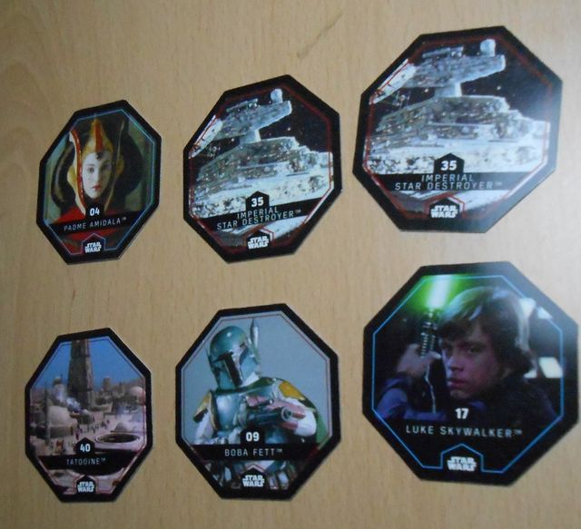 Collezione di Tazos di Star Wars