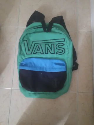 Mochila Vans Verde y Azul