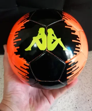 Mini pallone calcio Kappa arancione/nero