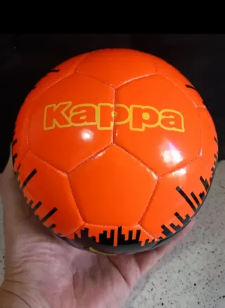 Mini pallone calcio Kappa arancione/nero