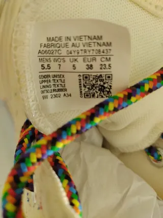 Converse Pride Rainbow Laces High Top Sneakers