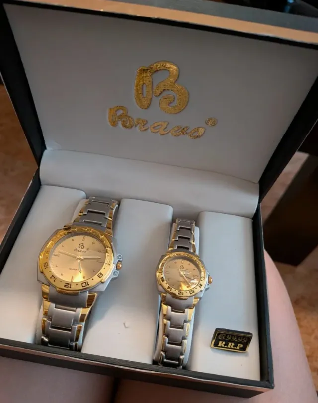 Relojes Bravo Dúo Oro y Plata