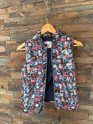 Chaleco niña estampado floral