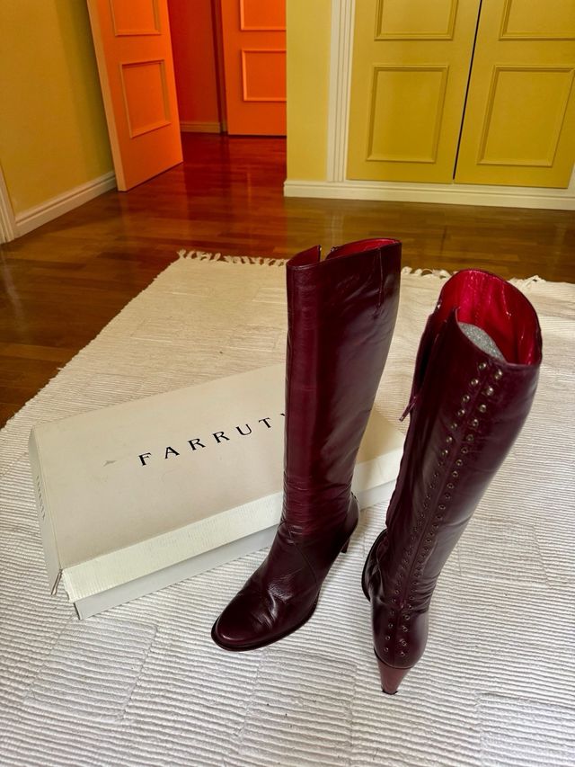 Botas altas de piel Modelo: Capri Marca: Farrutx