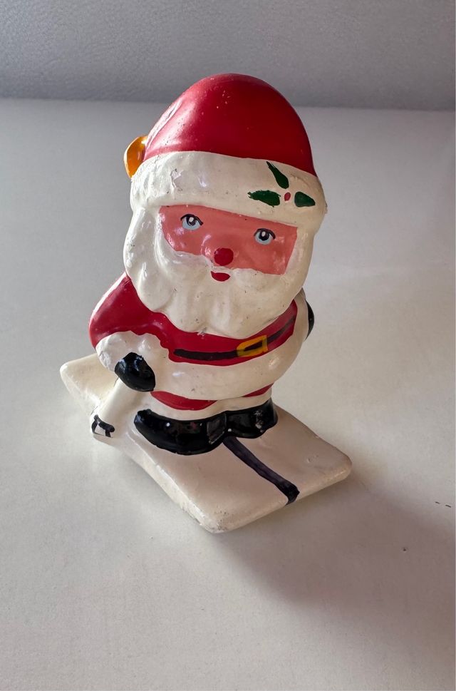 BABBO NATALE IN CERAMICA CHE SCIA