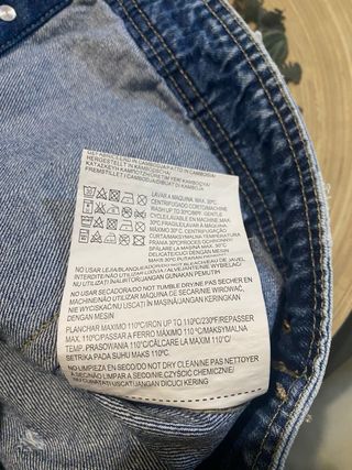 Chaleco  Bershka denim