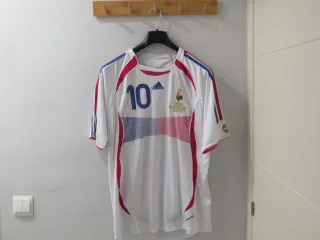 Camiseta Francia retro. Zidane 10. XL