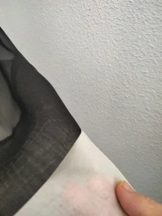 Vestido elegante negro y blanco