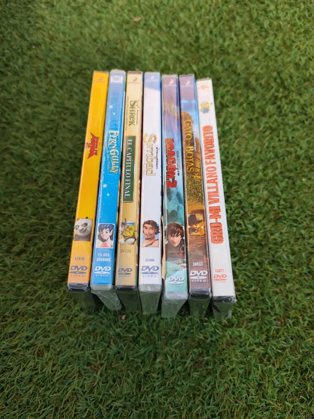Lote 7 Películas DVD Animadas. ( Precintadas)