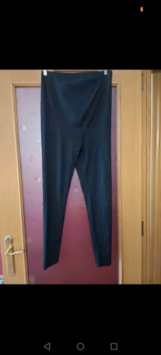 2 Leggings premamá negros