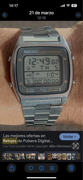 Reloj Seiko A714-500A Alarm-Chronograph