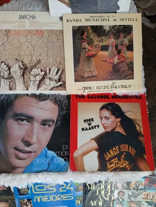 Lote 12 Vinilos Varios Géneros