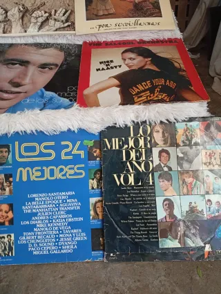 Lote 12 Vinilos Varios Géneros