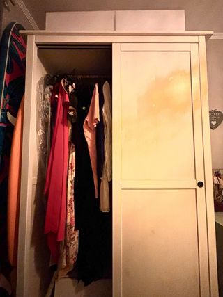 Armario IKEA blanco puertas correderas