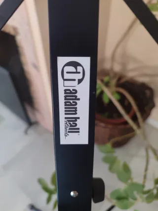 Portapartituras Adam Hall negro plegable