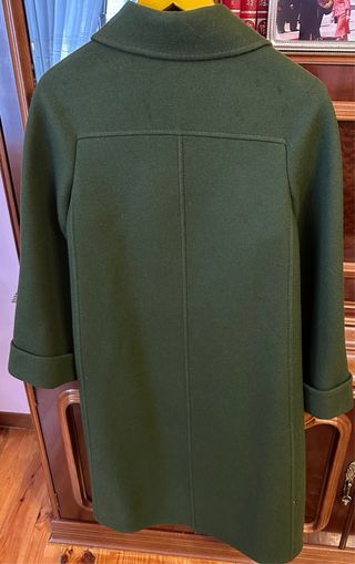 Abrigo largo verde