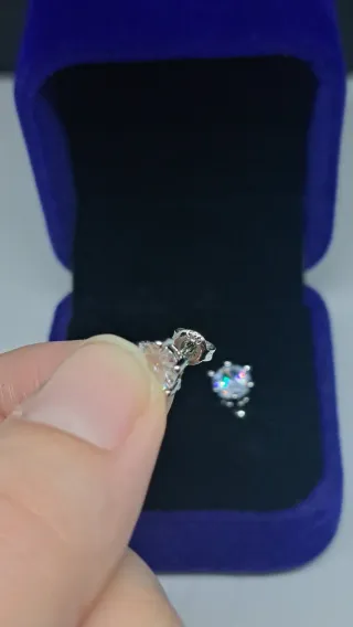 Pendientes Plata 925 Circonita Blanca