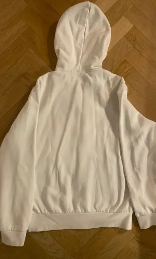 Chaqueta Sudadera Lacoste Zip Blanca