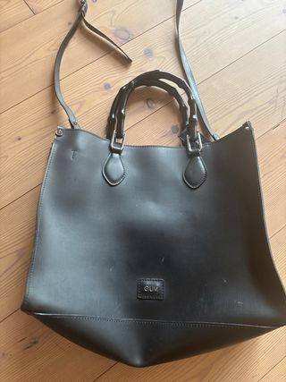 Borsa a mano/tracolla nera capiente