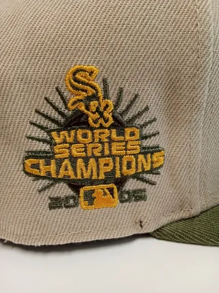 Gorra New Era 59Fifty Beige y Verde Oliva T(7.1/2)