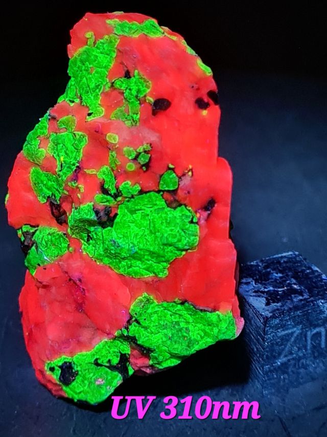 Willemita Calcita Minerali Fluorescenti