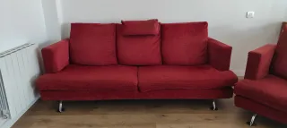 Conjunto sofá 3,5 plazas y sillón