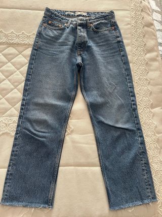Pantalón vaquero mujer azul