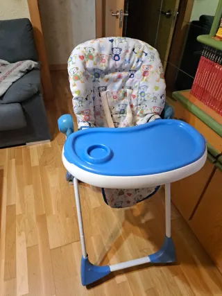 Trona para bebé con estampado de monos